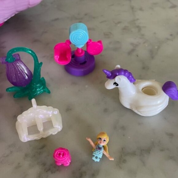 POLLY POCKET Unicorn Party Play Set - Picture 14 of 14